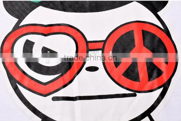 latest vintage design printing angry panda kids short sleeve round neck t-shirts wholesale china supplier