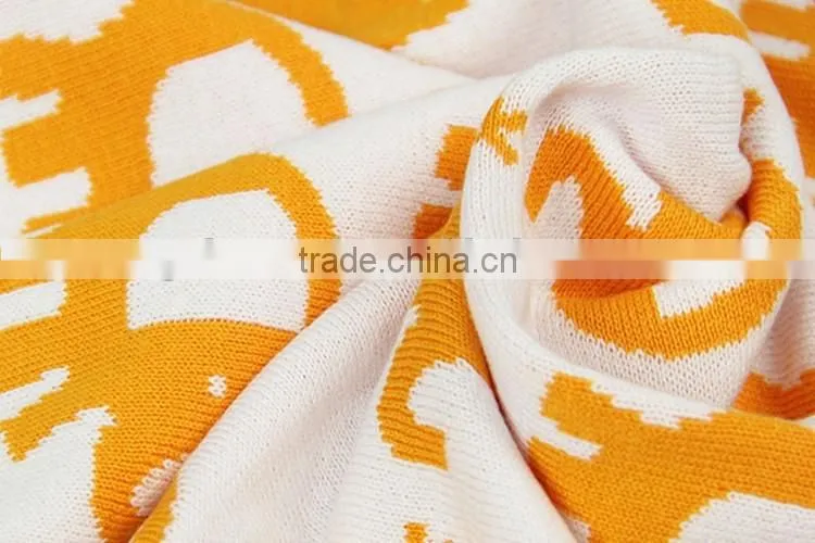 Worldwide hot sell knit baby wool blanket