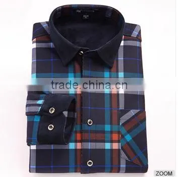 2014 the latest design 100% check casual shirt for men