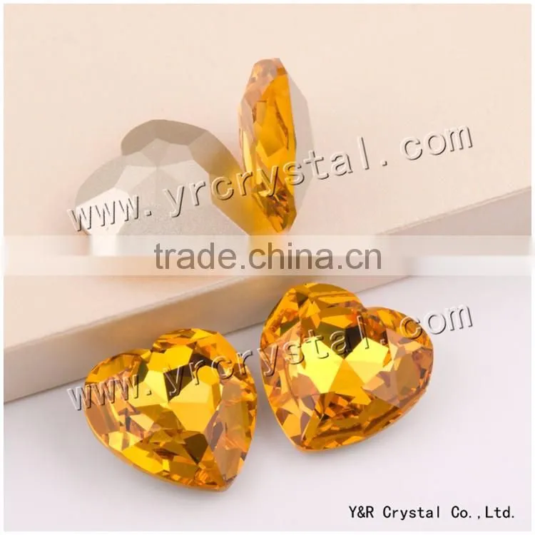 4827 Crystal Beads 28mm Heart Glass Gemstone