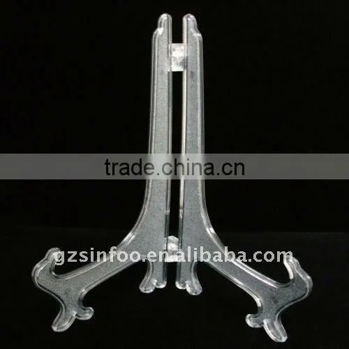 acrylic plate display with hinges