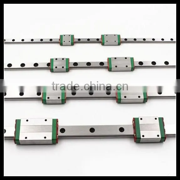 3D printer miniature linear guide MGN7 with MGN7C and MGN7H slide block bearing