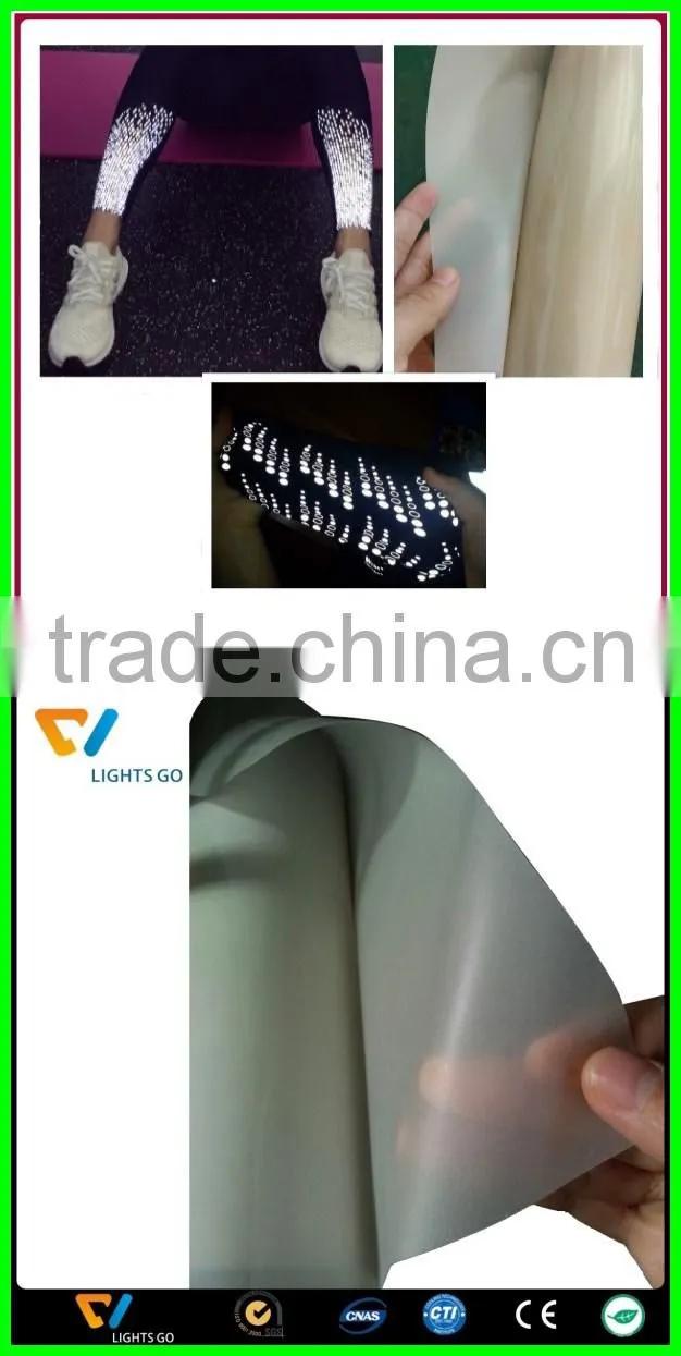 Silver Elastic Laser Cutting Reflective Heat Transfer