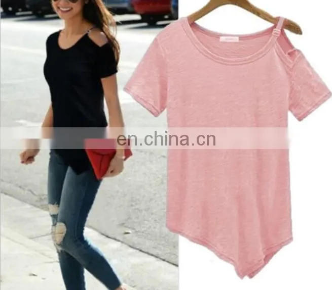 2017 Ablibaba Wholesale New Design Custom T Shirts for Women , Make Your Own Shirt