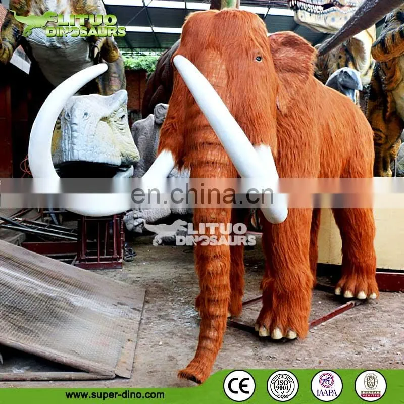 Life Like Animals Outdoor Park Exhibition Animatronic Mammoth