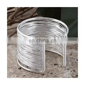 Brass Hand Cuff With Natural Stone