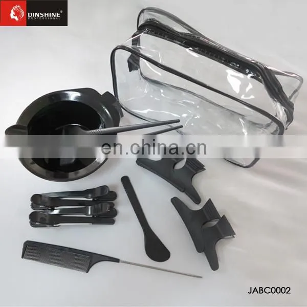 professional stylist plastic soft bristles hair dye brushes and combs for wholesale