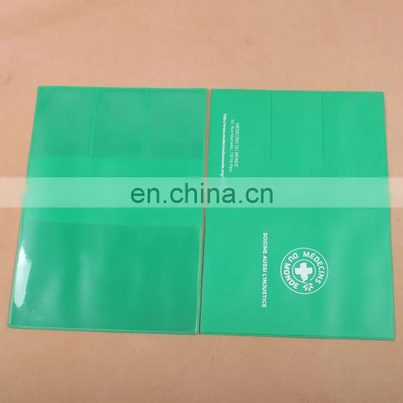 ECO pvc custom logo flexible card case