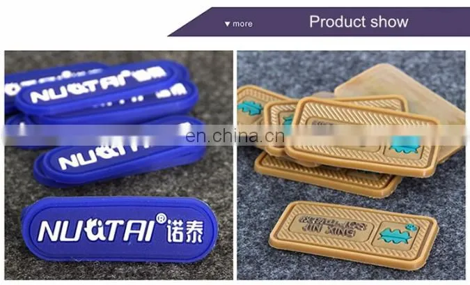 High quality cheap 2D or 3D custom rubber soft PVC patch no minimum order