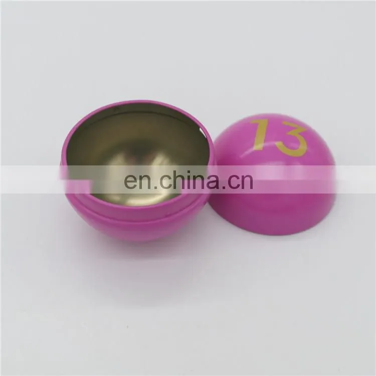 Ball Shape Tin Chocolate Box Candy Tinplate Box ,tin chocolate can
