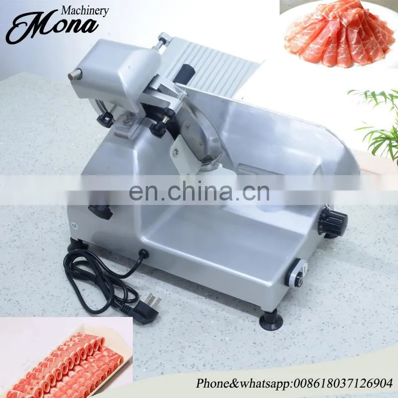 Best selling commercial stainless steel full automatic bacon slicer/cutting frozen meat machine for sale