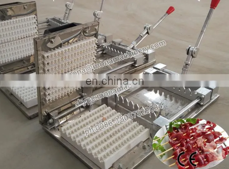 Manual type meat skewer machine / making machine skewer meat / satay skewer machine