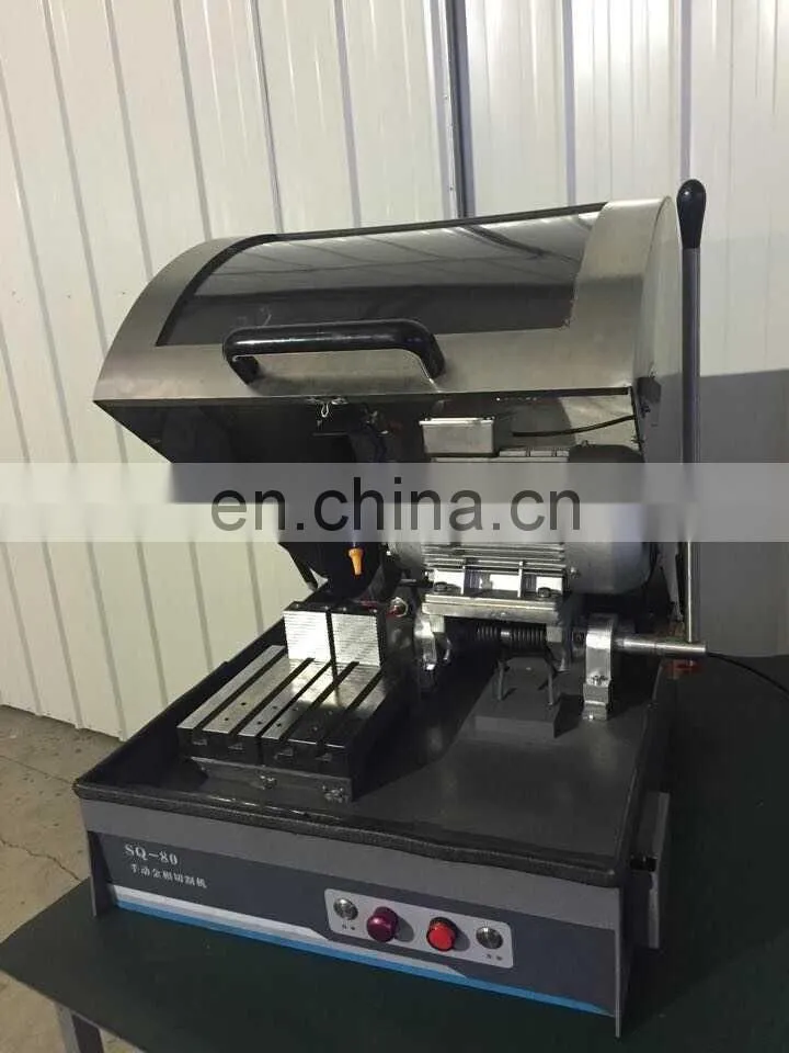 SQ-80mm diameter electronics metallurgical sample cutting precision machine
