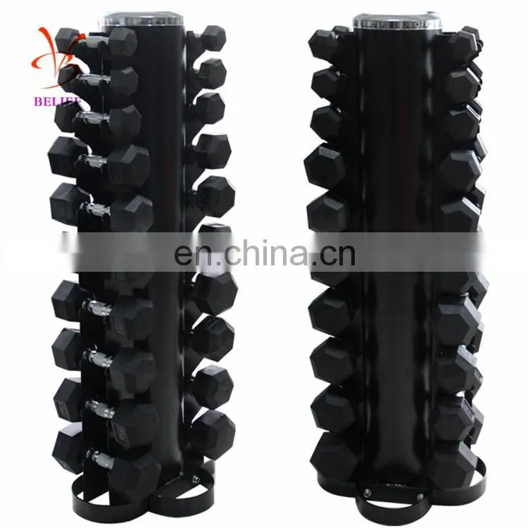 Gym Equipment Steel Dumbbell Storage Rack For 10 Pairs