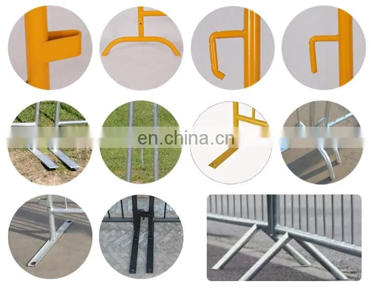 Plastic Portable Crowd Control Barricade Barrier