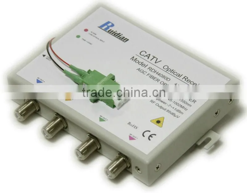 FTTH Four Ways CATV ftth Optic ONU build in CWDM