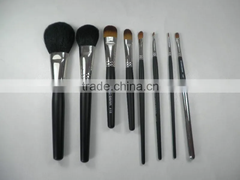Facotory direct sale high-end brushes set for 7 piece Professional Makeup Brush set with sythetic Hair