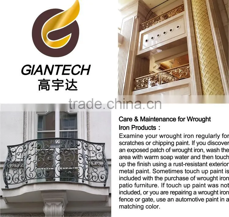 Wrought iron fence from top manufacturer for garden