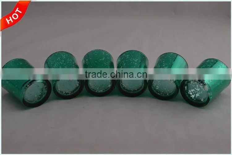 green yankee candles cup