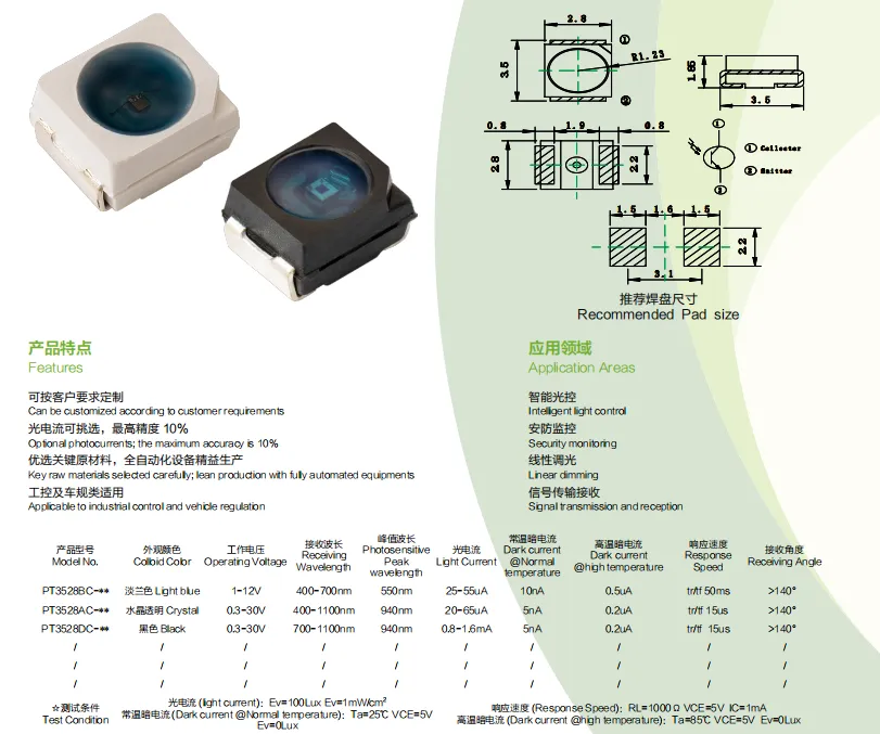 3528 SMD PT info