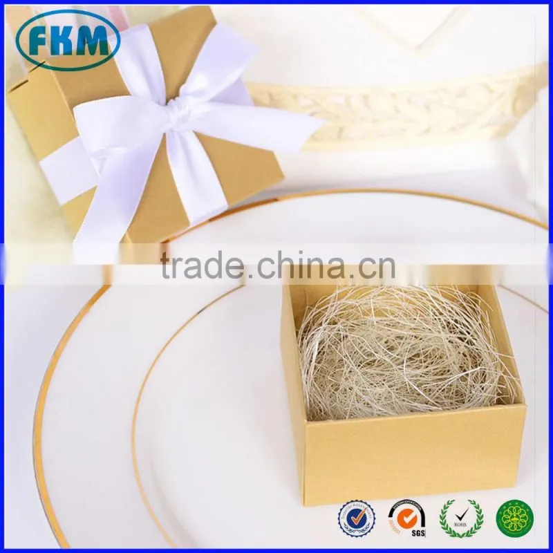 20xWedding favors DIY Candy Cookie Gift Boxes Candy Box Chocolate Box w/Ribbon