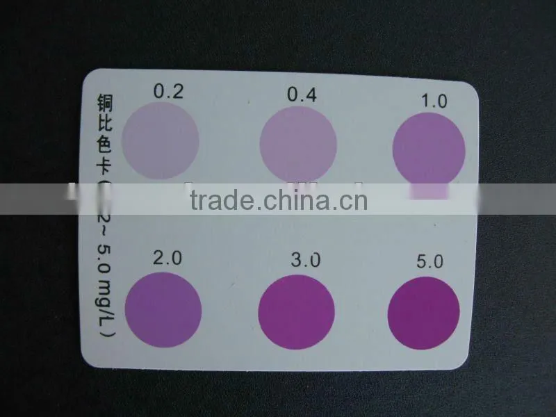 Wholesale factory price heavy metal copper ion test kit