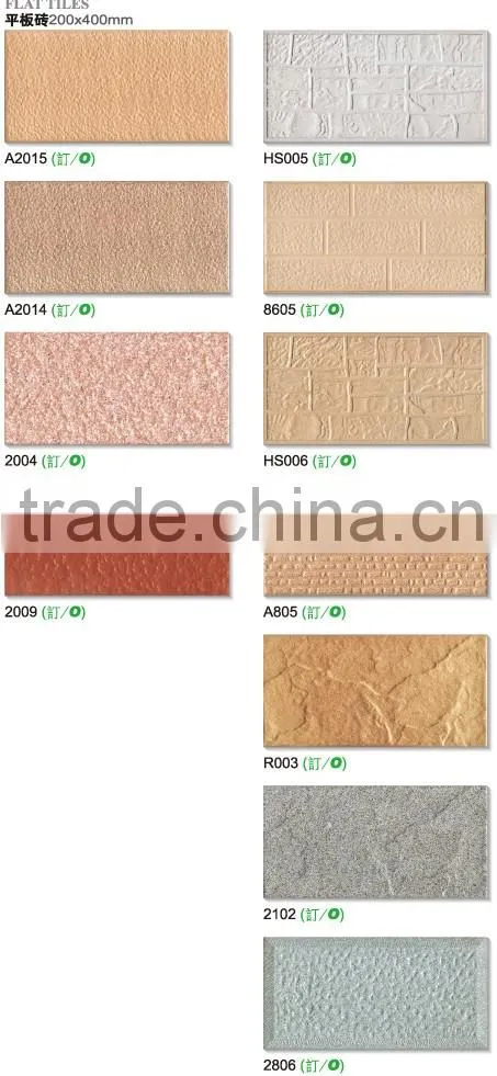 300x600mm Glazed porcelain stone-like outside wall selection tile design