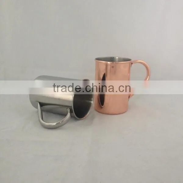 16oz Stainless steel mug, beer cups, Moscow mule mug