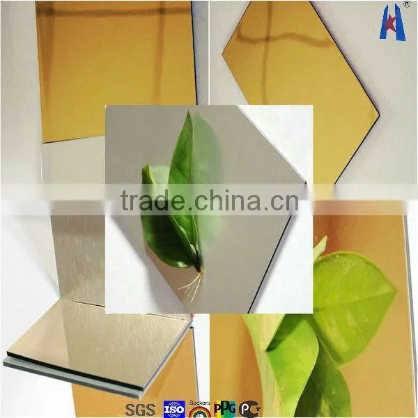 4mm Mirrored Aluminum Plastic Sheet for Curtain Wall