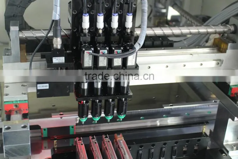 Semi-auto Pick and PlaceRobot Machine/SMD LED Mounting Machine with 6 Heads