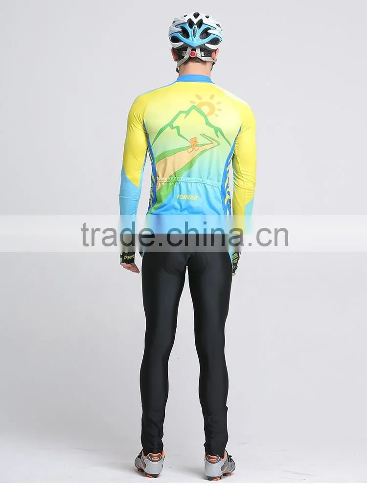 design your own custom sublimation printed cycling wear tights