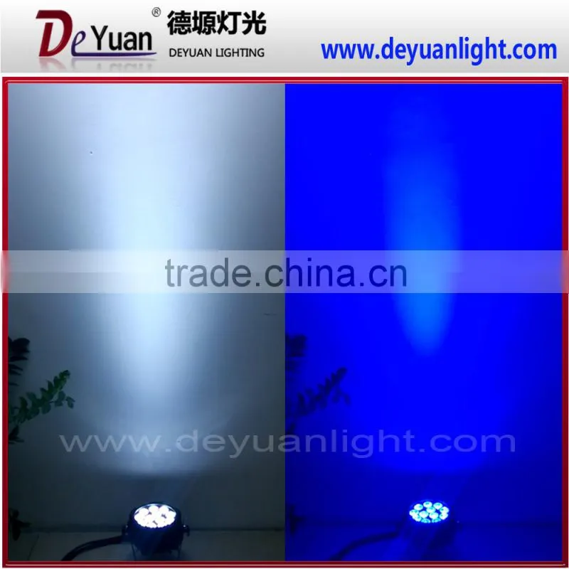 12pcs 12w Outdoor par led par 64 rgbwa uv led par light dmx stage lighting