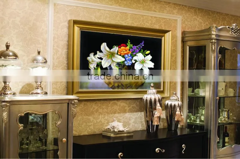 2014 DIY handcraft clock cross stitch