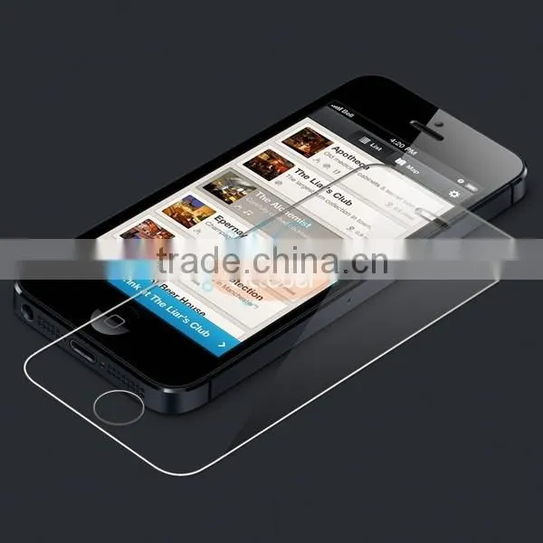 0.3mm 2.5d Curved tempered glass screen protective film for iphone 4 4s 5 temperd glass screen protector