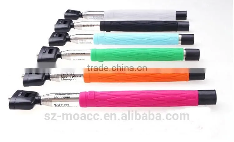 2015 best selling Handheld wireless Monopod with Mirror