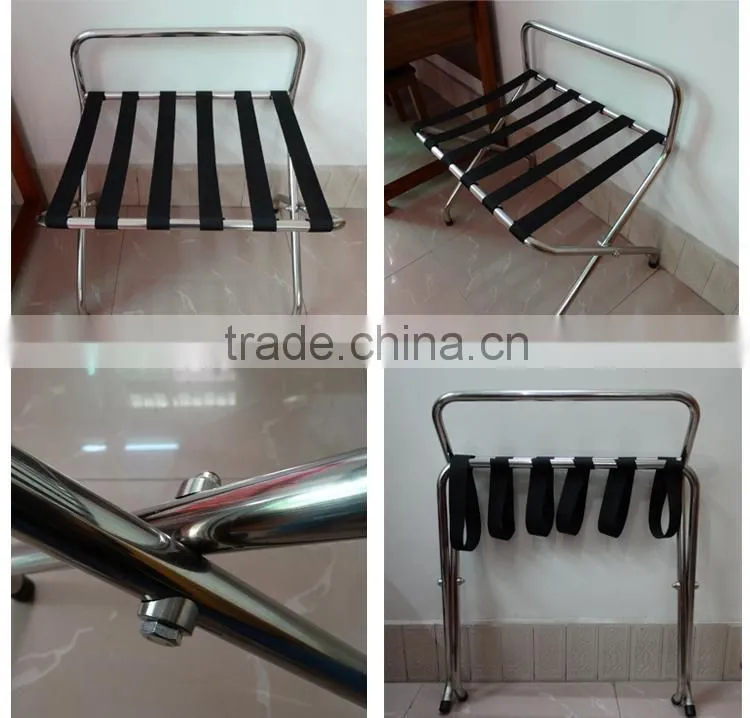 General Use and Metal Material Hotel Room Luggage Racks