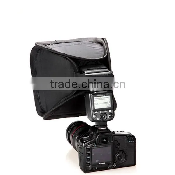23*23cm Flexible folded soft-box for flashguns Canon, Nikon, Olympus, Yongnuo,etc.