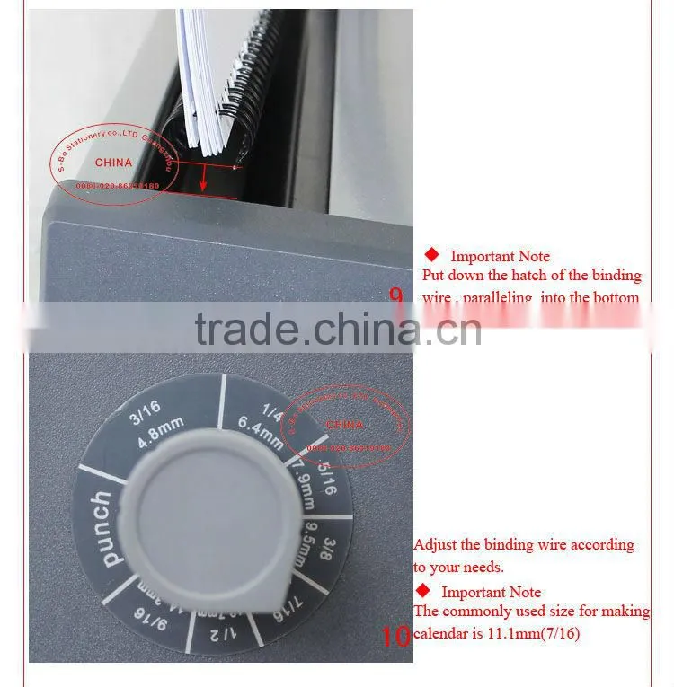 2108 (TF /TR) Punch machine for book binding
