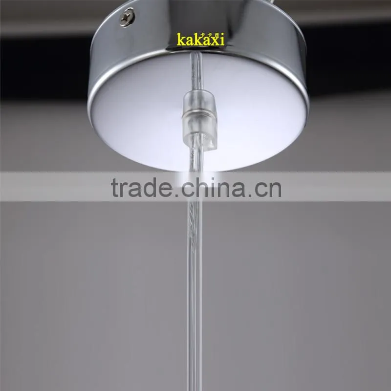 Creative LED Droplight 12W Plating Silver Color Lantern Chandelier Dining Room LED Pendant Lights