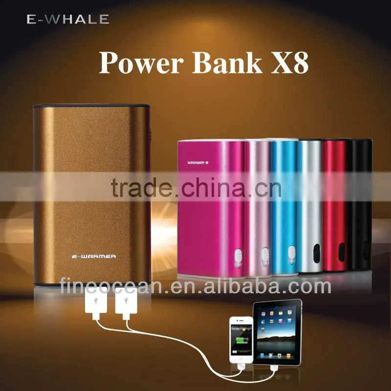 Portable Mobile Phone power bank 6000mAh X8