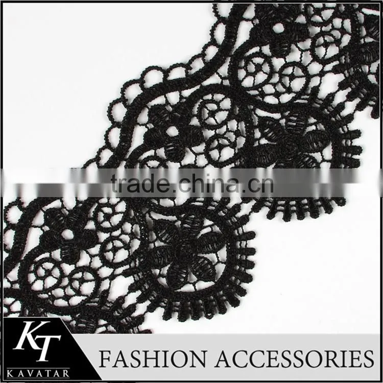 Yard Sale Polyester Embroidery Bead Motif Trim for Woman Diy