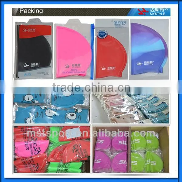 2015 hot sale lycra swimming cap ,spandex swim cap