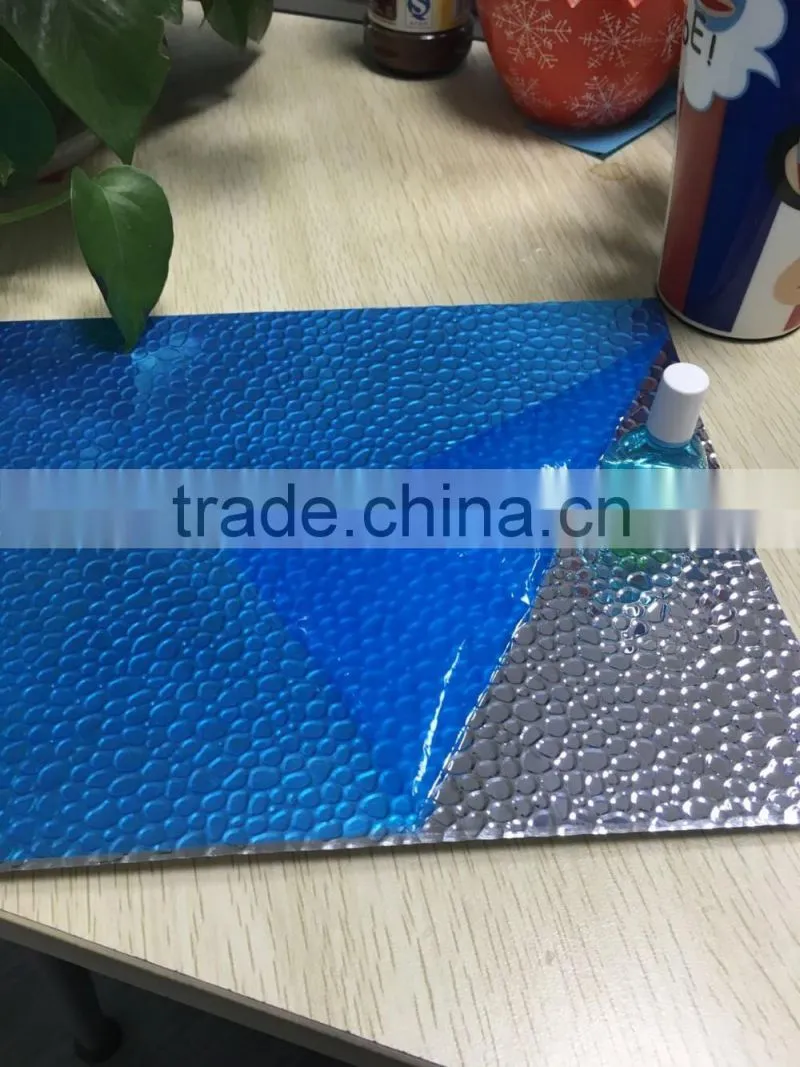 0.2mm Gauge aluminum hammered reflective mirror sheet