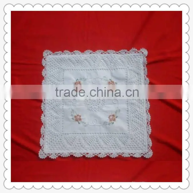 lastest embroidery handmade cushion covers made in china