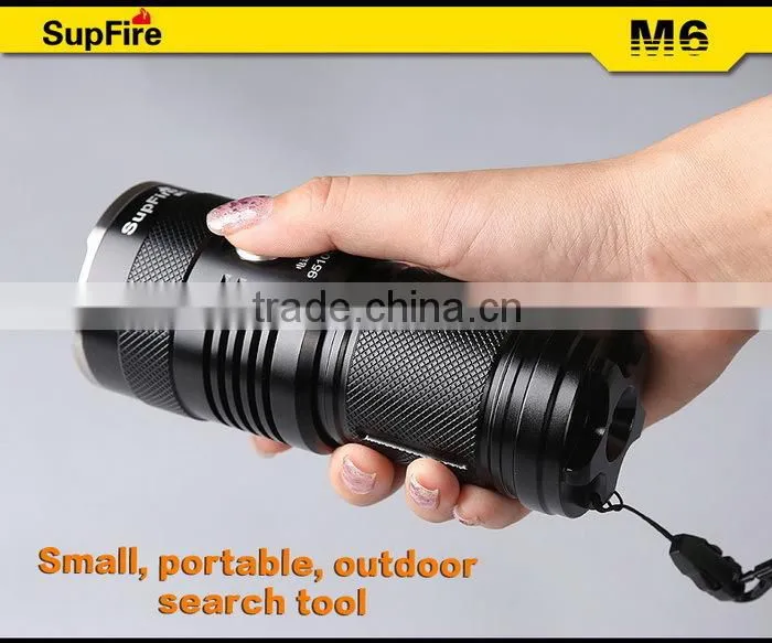 Shenzhen SupFire M6 hotest sale bike led torch