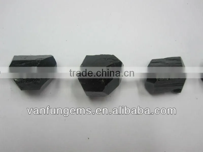 Faceted tumble black tourmaline