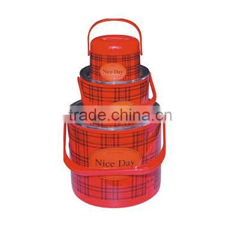 2011 plastic stainless steel thermos casserole
