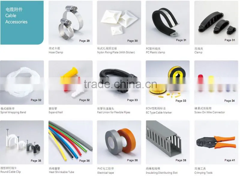 Heat Resistant PVC EC Type Cable Marker Color Cable marker tube