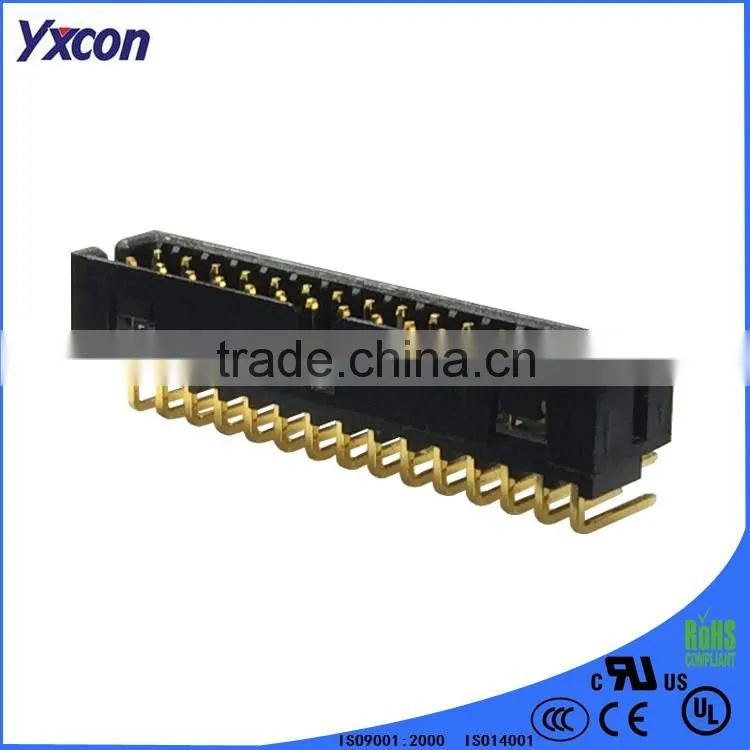 China factory price 2.0mm pitch Molex dual row excellent quality right angle box header connector