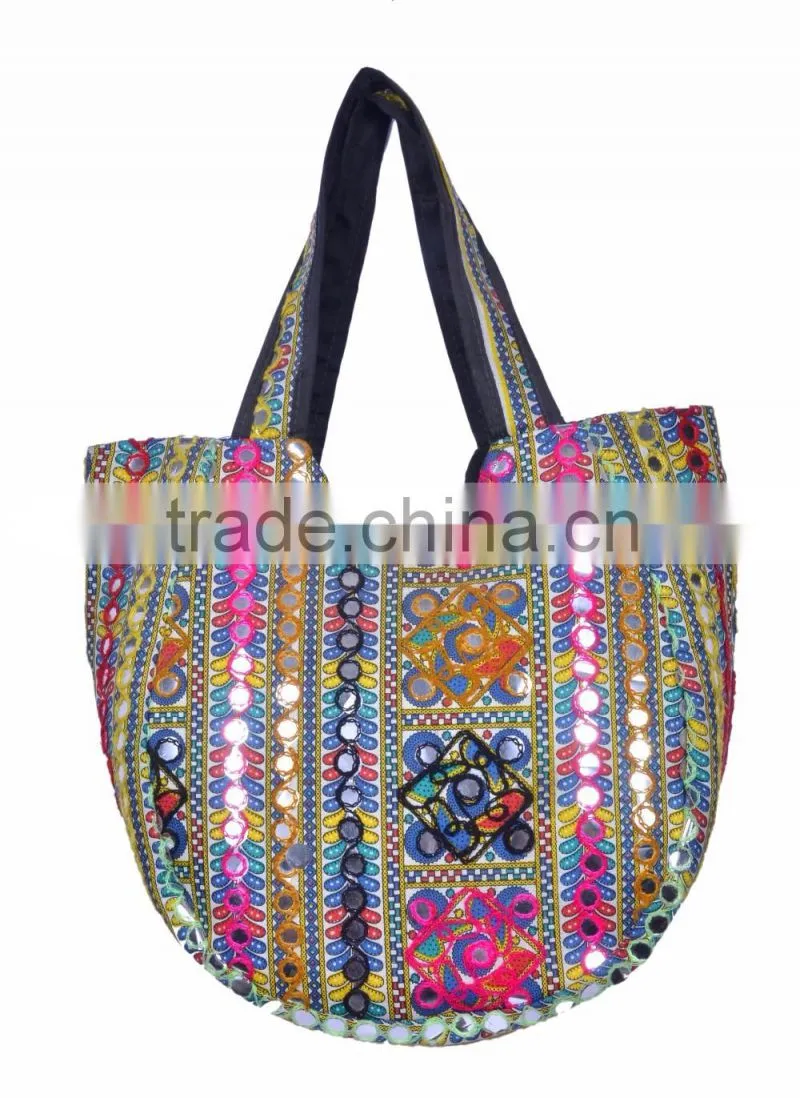 Mirror Embroidered Vintage Banjara Bag